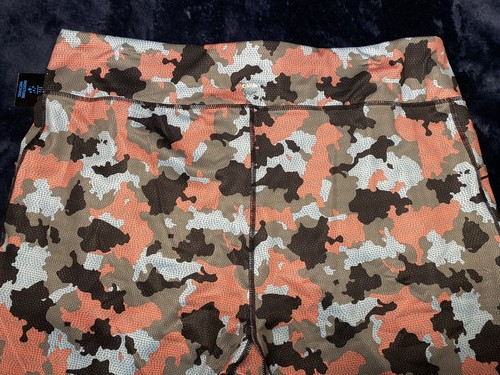 Ladies Pro Player Plus Size 2X Blue, Pink Camouflage Leggings Pants - Picture 3 of 7