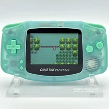 Nintendo Game Boy Advance GBA iPS V2 Backlight Backlit LCD Console Ice Mint Blue