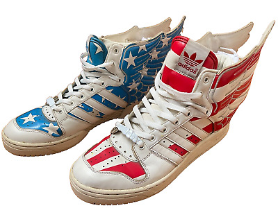 Adidas Jeremy Scott Wings 2.0 US FLAG Stars and Stripes Adidas Jeremy Scott Wings 2.0 US FLAG Stars and Stripes
