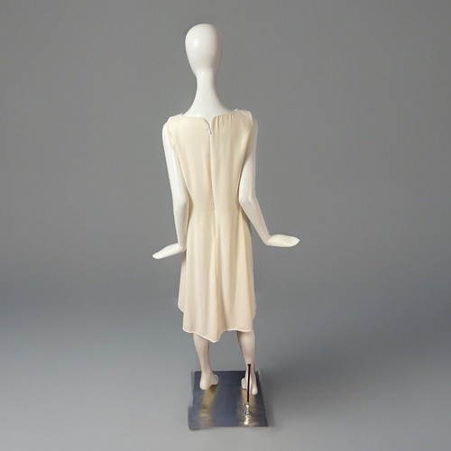 Vintage Gianni Versace | Spring 1996 Runway Collection | Silk Dress *In Ivory* - Bild 8 von 10