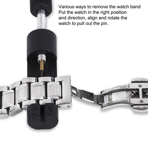 Adjustment Watch Band Strap Bracelet Link Pin Remover Repair Resizing Tool Kit - Picture 4 of 12
