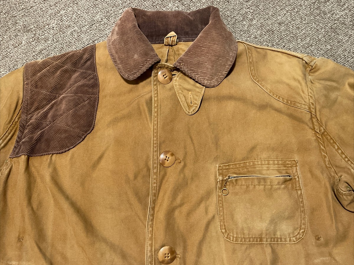 【WV PROJECT】24FW★ Antique Dyeing Corduroy Hood Jacket Vintage 40s 50s Empire Manufacturing Co Hunting Field