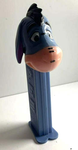 Pez Dispenser Disney Winnie Pooh Eeyore Donkey Blue Body Footed 4 3/4 Slovenia - Picture 5 of 7