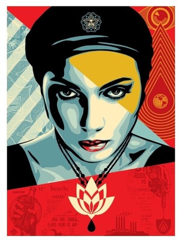 Shepard Fairey Obey Arkitip 51 Complete - Stencil And Signed
