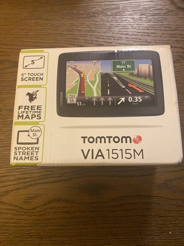 TomTom VIA 1515M Model 4EN52  Z1230 GPS Bundle. Free Shipping - Picture 1 of 4