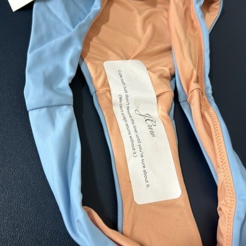 J. Crew Bikinihose Damen S Blau Curved-Waist Cheeky Neu BC125 7837 - Bild 11 von 13