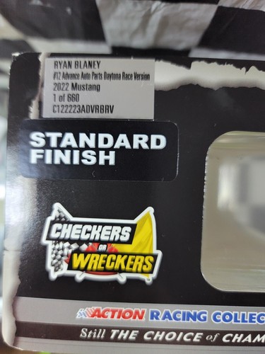 RYAN BLANEY 2022 Advance Auto Parts DAYTONA RACED Ver. Mustang 1/24 C122223AVDRV - Picture 2 of 7