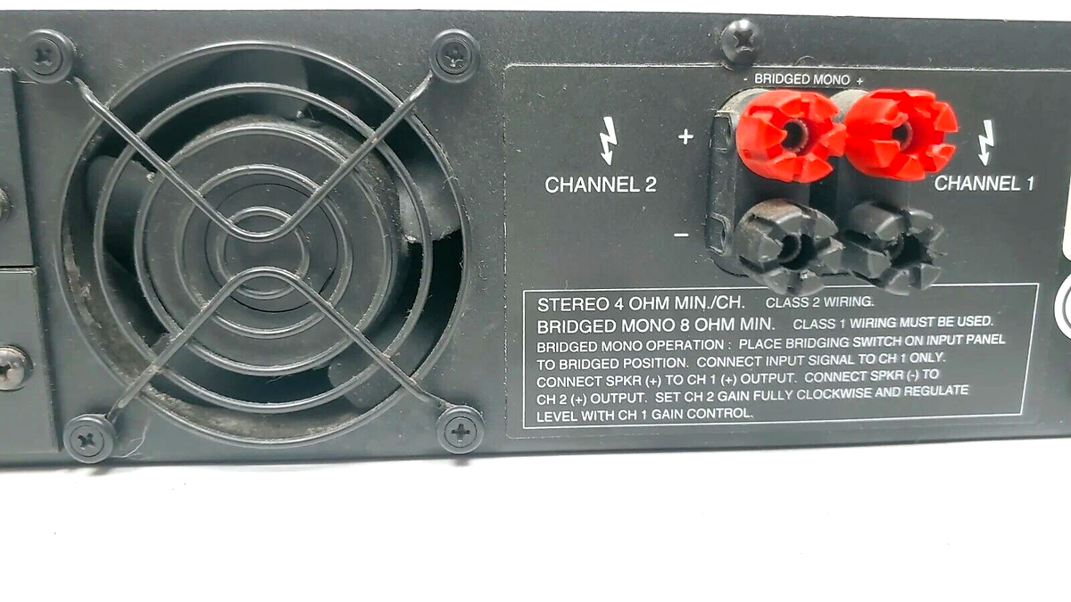 QSC MX1500A Stereo Cinema Audio Power AmplifierNew Caps QSC MX1500A Stereo Cinema Audio Power AmplifierNew Caps