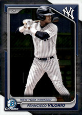 2024 Bowman Draft Chrome - #BDC-107 Francisco Vilorio Yankees