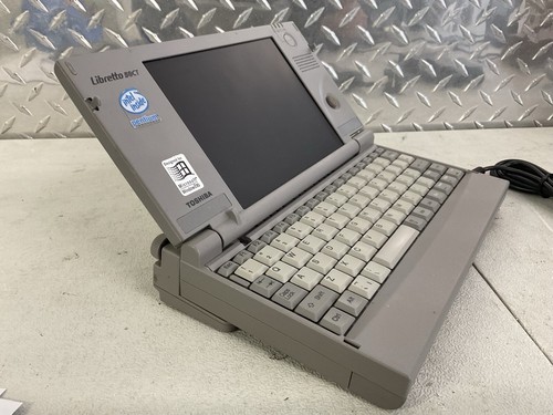 Toshiba T1910CT 50CT/810 Libretto Vintage Laptop PSU & Dock Included DOS ERA - Afbeelding 7 van 24