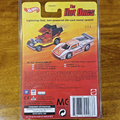 Hot Wheels The Hot Ones '77 Plymouth Arrow White BW Blackwall