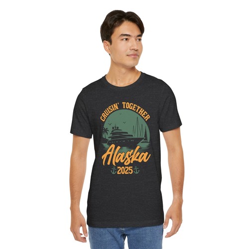 Alaska Cruise T-Shirt, Cruisin' Together 2025 Cruise Shirts - Picture 15 of 25