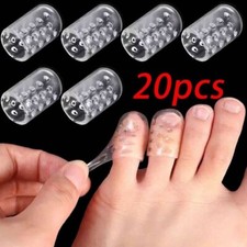 20pcs Silicone Gel Toe Covers Toe Anti Abrasion and Pain Protection Toe Sleeve