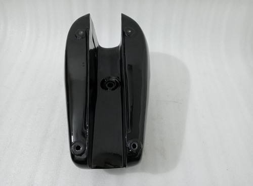 Triumph T140 Silver & Black Painted Steel Fuel Petrol Gas Tank With Cap /FIT FOR - Picture 5 of 5