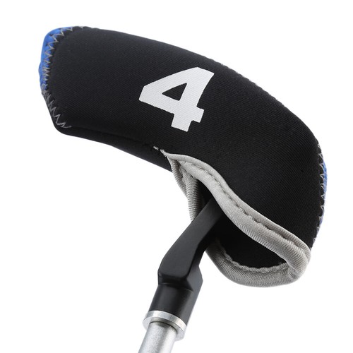 10pcs Golf Iron Head Covers Neoprene Golf Iron Covers Set Fit All Brands Titleis - Picture 9 of 17
