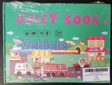 Montessori Quiet Book For Toddlers, Montessori Busy Book Vehicles 