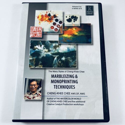 Many Styles Cheng-Khee Chee Marbleizing & Monoprinting Techniques Vol 6 DVD 2005