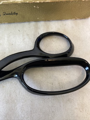 Vintage Wiss Pinking Shears Model C Zig Zag Cut With Box 9” - Picture 4 of 11