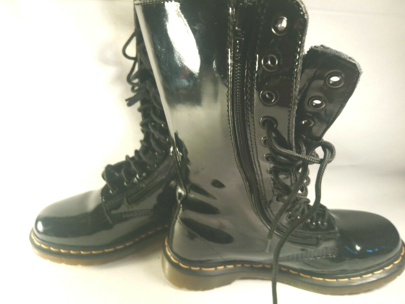 Dr. Martens mujer 14 9733 W ilusión Bota 7 Negro Ojo patente US 9 EU 31 UK 7 Bota c754fa Dr. Martens mujer 14 9733 W ilusión Bota 7 Negro Ojo patente US 9 EU 31 UK 7 Bota c754fa