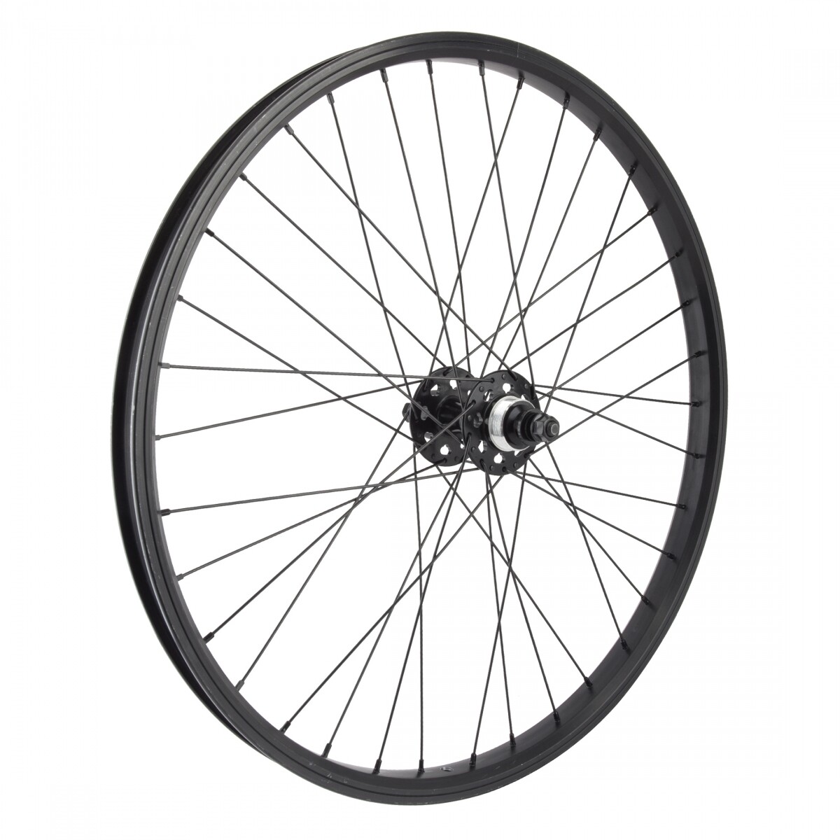 Se Bikes J24SG Заднее колесо 24 дюйма B / O 3/8 дюйма x 110 мм с ободным тормозом FW, черный 36H