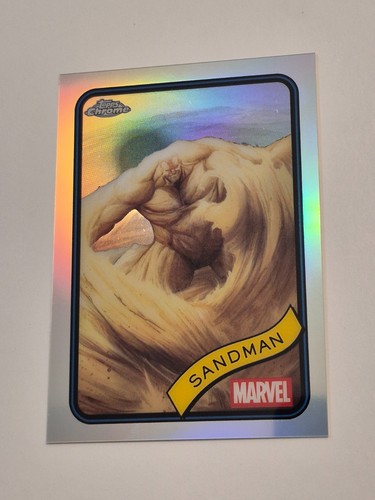 2025 TOPPS CHROME MARVEL - SANDMAN #91 REFRACTOR - Picture 2 of 3