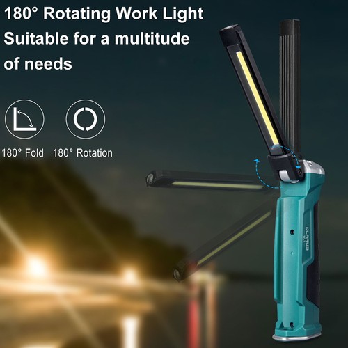 Klarus WL1 - Lámpara de trabajo LED 550 lúmenes 180° giratoria con imán y gancho USB - Imagen 2 de 4