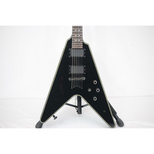 Schecter AD-V-1-HR Electric Guitar B-Grade Heavy Dark Finish Used