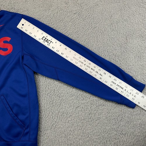 Chicago Cubs Nike Jacke Herren klein blau Hoodie durchgehender Reißverschluss MLB Baseball Therma Fit - Bild 12 von 12