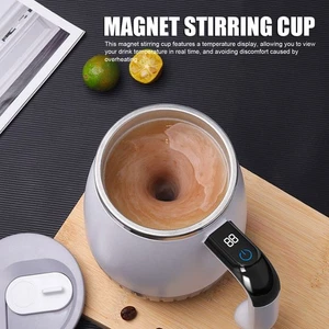 Smart Magnetic Auto Stirring Cup Affichage de température Mélangeur électrique