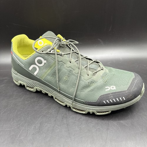 On Cloud Cloudventure Waterproof Green / Yellow Running Trail Shoes Mens US 11.5 - Bild 13 von 14