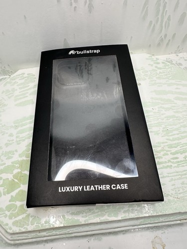Funda de cuero Bullstrap iPhone 15 Pro Max negra - Imagen 2 de 3