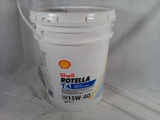 Shell Rotella Motor Oil ,15W-40 5-Gal  {1-QTY}