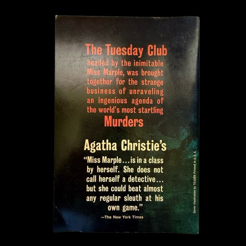 The Tuesday Club Murders, Agatha Christie * 1963 First Printing* GEM - Picture 2 of 8