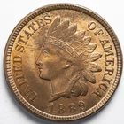 1889 Indian Head Penny Cent Uncirculated RB