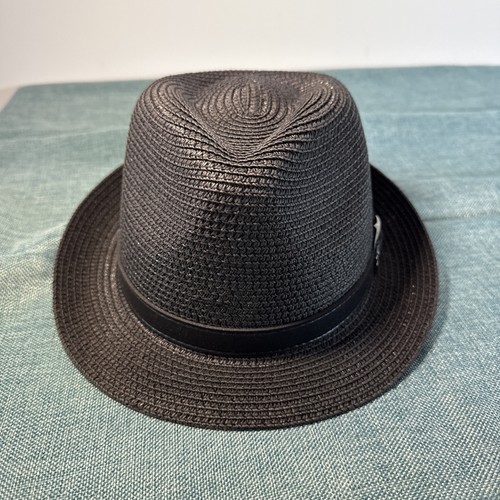 LIVINGSTON SOMBRERO PANAMÁ PAJA DE MODA HOMBRE Y MUJER TALLA XL - NEGRO - Imagen 1 de 9