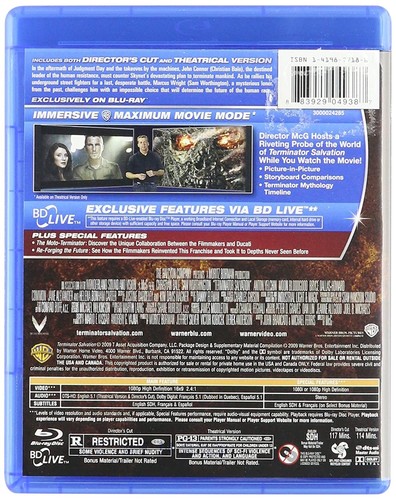 Terminator 4: Salvation (Rpkg/BD) (Blu-ray) Christian Bale Sam Worthington - Picture 3 of 4