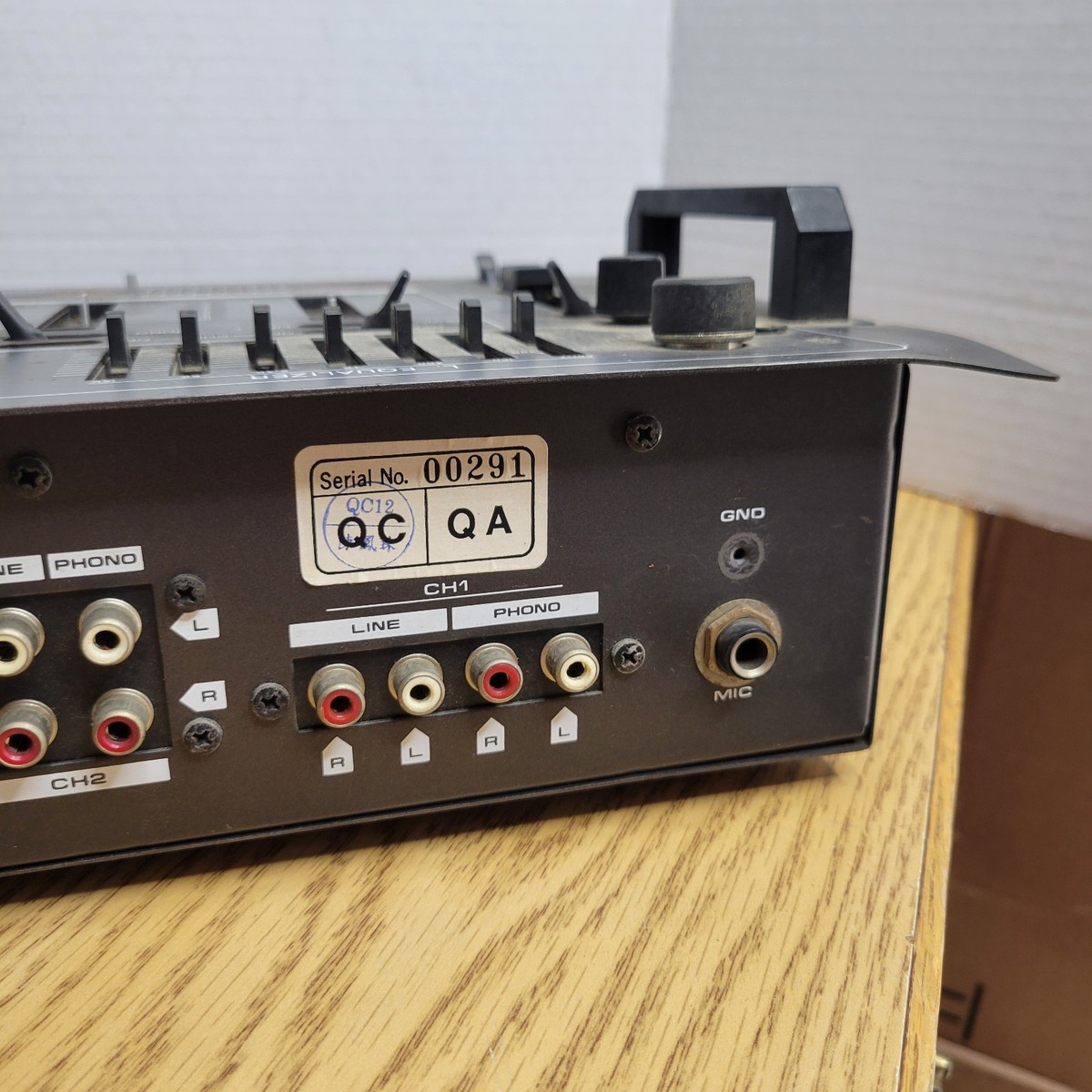 Gemini MX-5200 Stereo Mixer With Equalizer Vintage Pro DJ