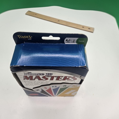 Fundex Phase 10 Masters Edition Card Game Collectible Tin Family 2008 - Sealed - Picture 4 of 6