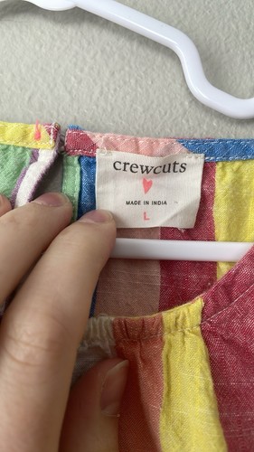 J. Crew Crewcuts Girls Rainbow Shorts And Shirt Set - Picture 4 of 9
