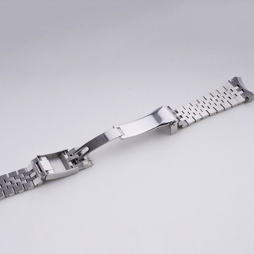 22mm Uhrenarmband für Tudor Black Bay 41 Curved End Silber Stahl Jubiläumsarmband - Bild 3 von 6