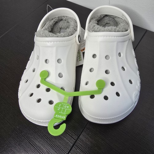 Crocs Kids Baya gefütterte Clogs Jungen & Mädchen Hausschuhe warm flauschig Kinder Hausschuhe J3 - Bild 5 von 5