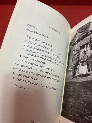The English Cottage Batsford Fry 1950 Illustrated Hardback Book w DJ Free P&P - Imagen 8 de 12