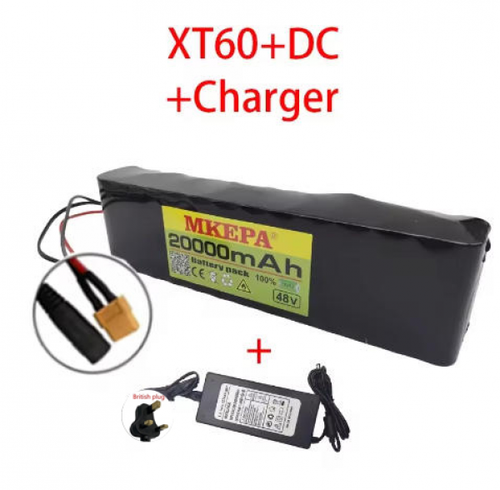 Nueva Batería Recargable 13S2P 48V 20Ah con BMS + Enchufe Cargador - Imagen 7 de 14