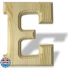 Heather's cf Unfinished Pine Wood Letter for Wall Decor, 6 Inch S