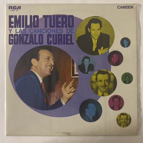 EMILIO TUERO - Y LAS CANCIONES DE GONZALO CURIEL - 1972 MEXICAN LP, BOLERO - Foto 1 di 4