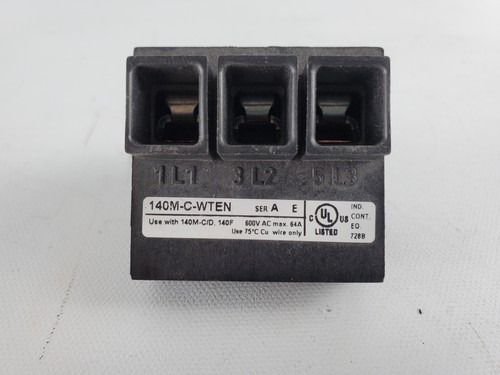 Allen Bradley 140M-C-WTEN /A BusBar Feeder Terminal 600V AC Max. 64A - Picture 2 of 6