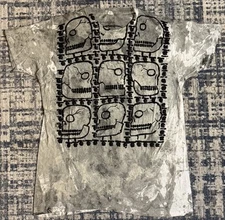 Vintage 70s Fifth Column London “Mexican Skulls” T Shirt 3XL Mosquitohead Punk