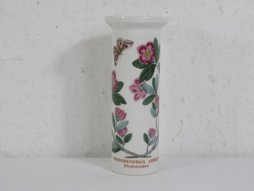 Portmeirion Botanic Garden 5.25" Small Bud Vase - Rhododendron Lepidotum - Picture 5 of 11