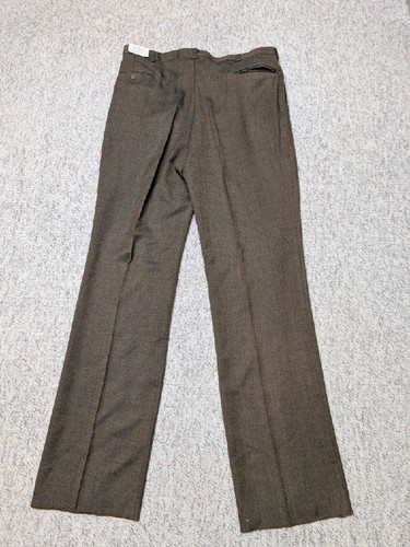 Traje Zoot Vintage 1990 3 piezas brillo iridiscente 48R 42x38+ marrón rayas Y2K - Imagen 6 de 17