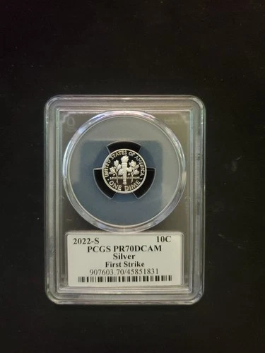 2022-S Dime PCGS PR70 Silver Proof Set Signed